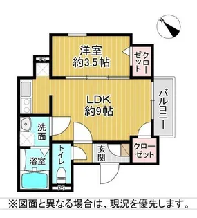 福岡県北九州市戸畑区浅生3丁目【アパート】の間取り