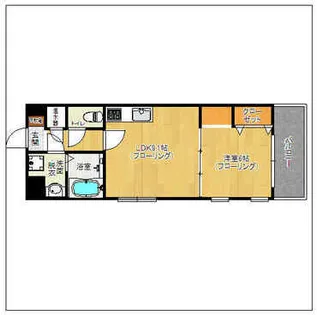 シエル薬院【501号室】の間取り