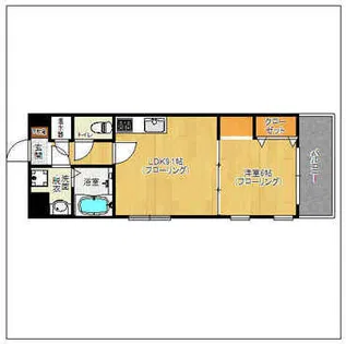 シエル薬院【905号室】の間取り