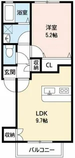 コーポラスメイプル【202号室】の間取り