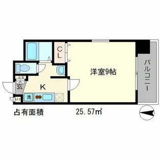 ハウスセゾン今出川河原町【2階】の間取り
