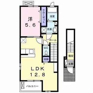 Ange【2階】の間取り