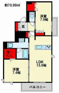 ShaMaison Ritz【3階】の間取り