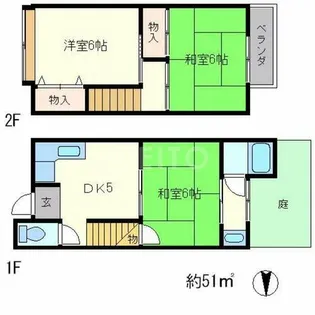 京都府京都市左京区一乗寺堂ノ前町【一戸建】の間取り