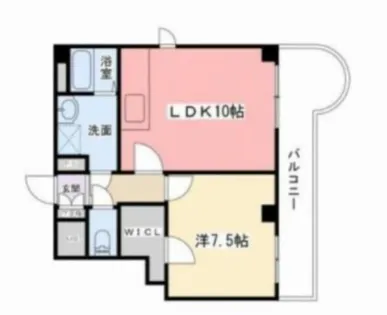 カルム白鷺【9階】の間取り