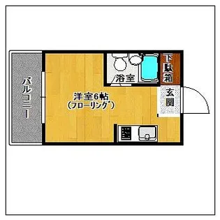 エクシードマンション県庁前【704号室】の間取り