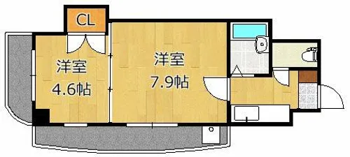 ロイヤルマキシム【9階】の間取り