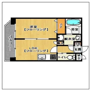 グレースコート九大病院前【1階】の間取り