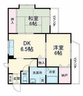コートビレッジ【1階】の間取り