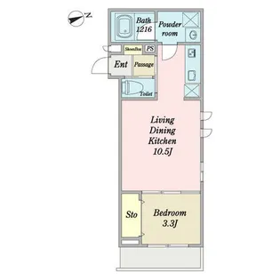 レガーロ【0101号室】の間取り