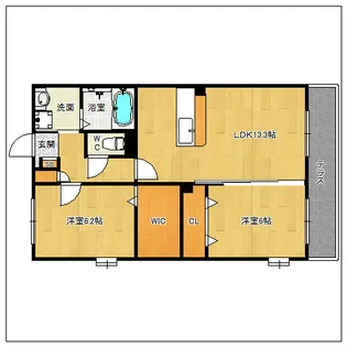 エントピア太宰府【303号室】の間取り