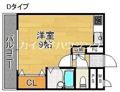 OLIVE御崎【7階】の間取り