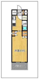 アドバンストラスト20【401号室】の間取り