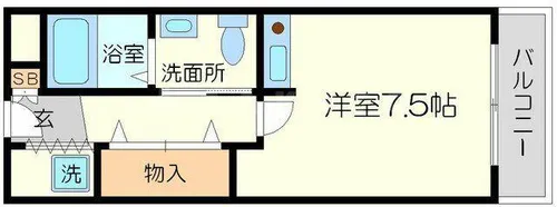 エスポワール【103号室】の間取り