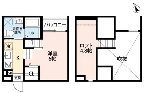 Kiino【2階】の間取り