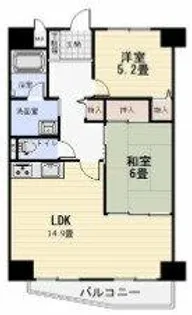 サンタウン明石ウエスト【1205号室】の間取り