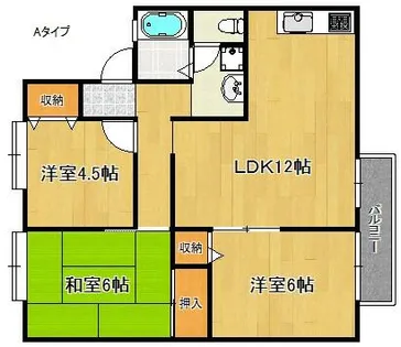 メゾン・ド・エトワール【2階】の間取り