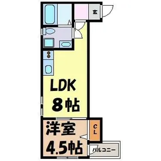 ソリッド春岡【3階】の間取り