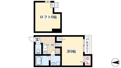 colors【2階】の間取り