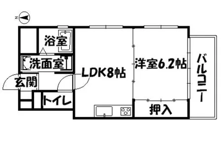 愛知県名古屋市名東区社口1丁目【マンション】の間取り
