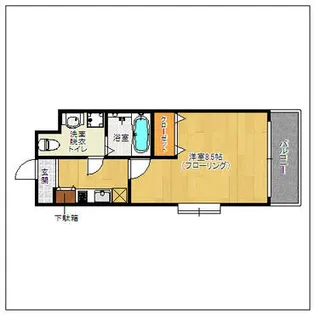 エンクレスト警固【7階】の間取り