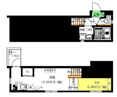 Lucia Hills名駅北【2階】の間取り