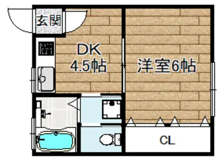 Renovation Miura【202号室】の間取り