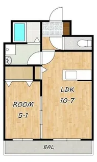 ミモザコート【3階】の間取り