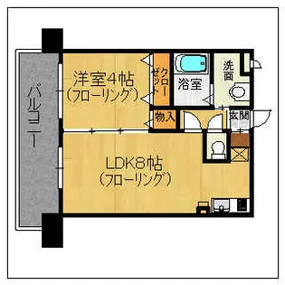 グランヴェール【402号室】の間取り