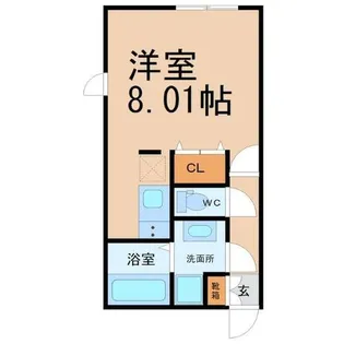 Branche桜山Ⅲ【5階】の間取り
