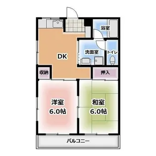 メゾン石橋【105号室】の間取り