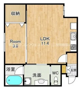 イオ・リアン坂本【1階】の間取り