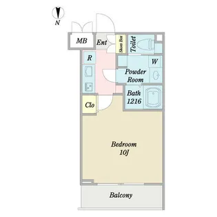 COZY山下通(コージーヤマシタドオリ)【0104号室】の間取り