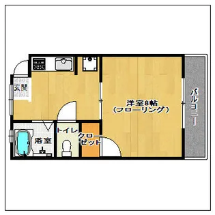 有吉ハイツ【205号室】の間取り