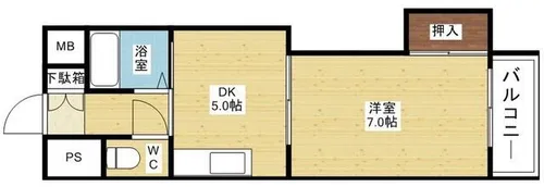 上新庄グランドハイツ北【2階】の間取り