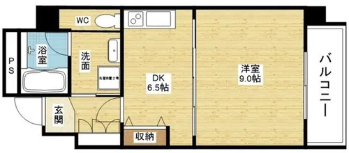 ベリー・モンテ新大阪【4階】の間取り