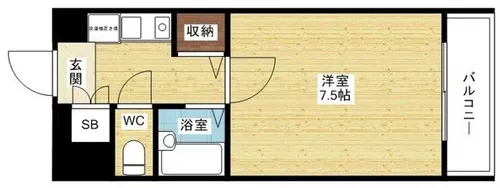 第15東昌ハイツ【1階】の間取り
