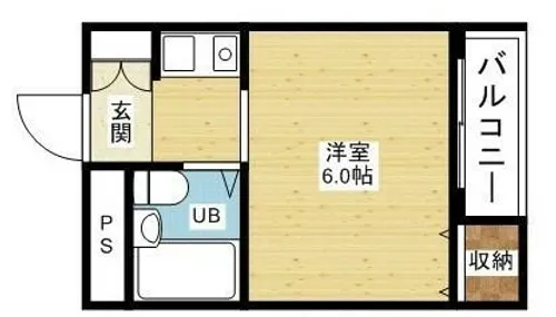 スリーデイズ新大阪【5階】の間取り