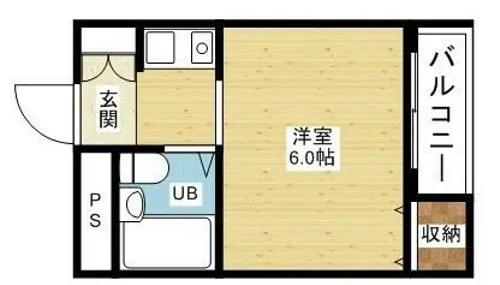スリーデイズ新大阪【4階】の間取り