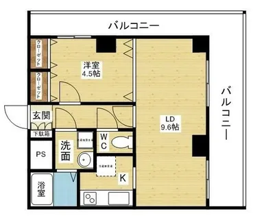 ノルデンタワー新大阪アネックス【17階】の間取り