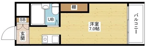 シャトー相川【3階】の間取り