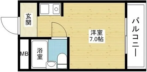 プレアール下新庄Ⅲ【4階】の間取り