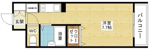 カンタル新大阪【6階】の間取り