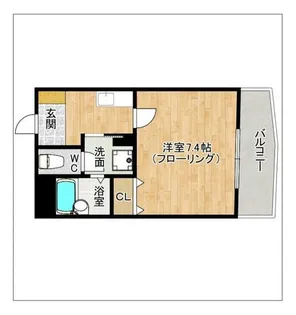 ヴィサージュ【506号室】の間取り