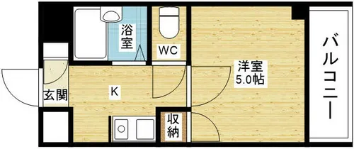 クレハタワーズ東中島【9階】の間取り