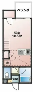 セザンヌ牛久保【206号室】の間取り