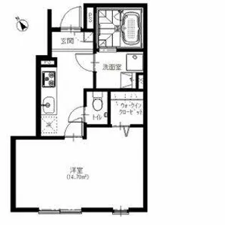 ヴィラ ベルク【1階】の間取り