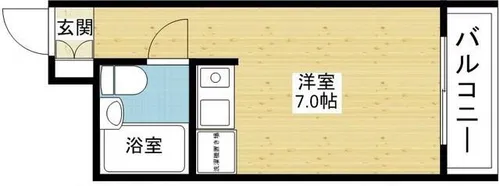 レバンガAP新大阪イースト【5階】の間取り