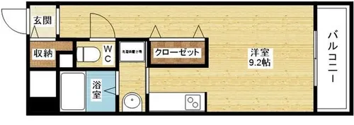 CREATO新大阪PanLoop【8階】の間取り