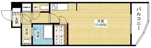 セレニテ新大阪弐番館【13階】の間取り
